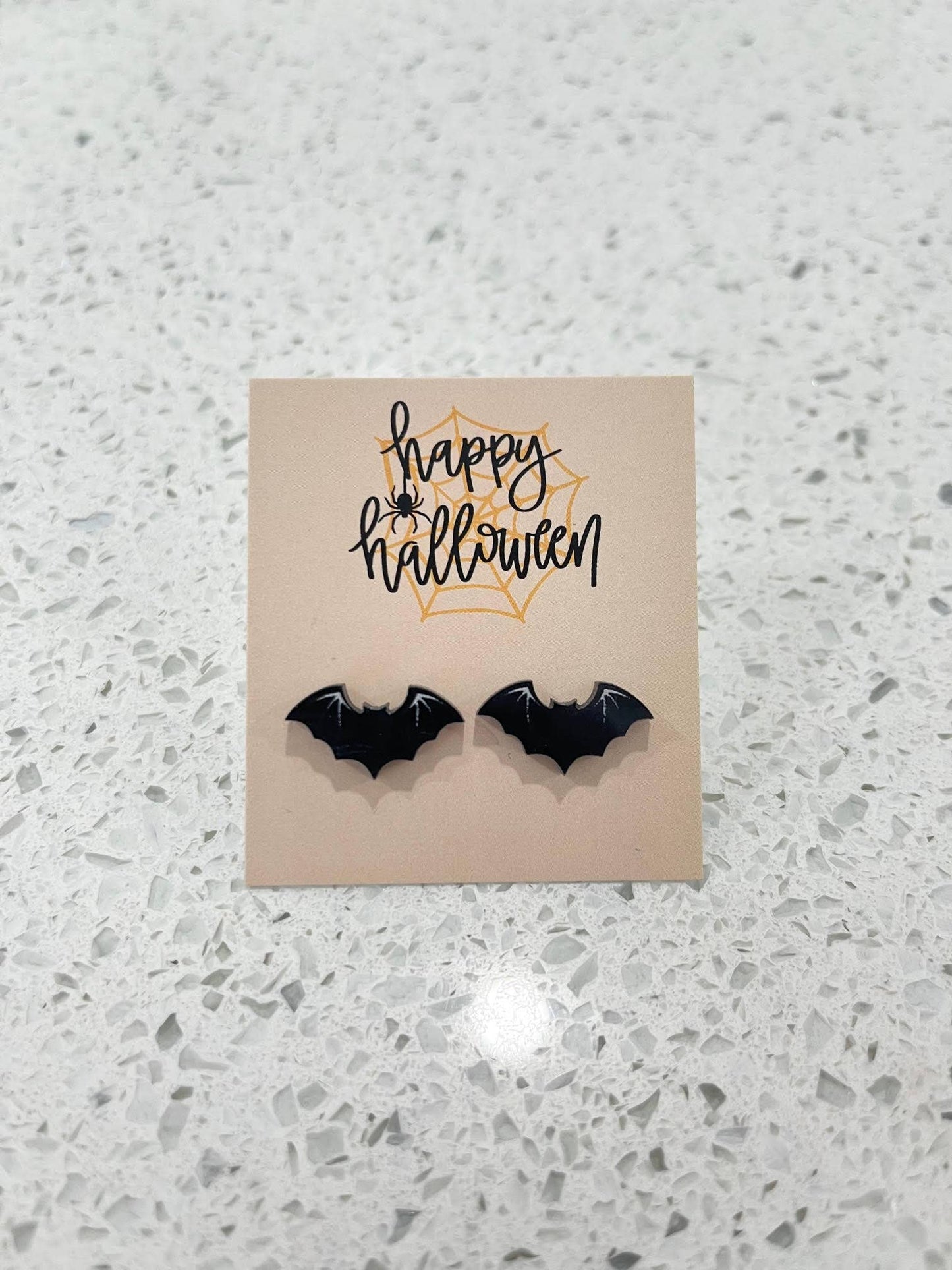 Bat Studs, Halloween Earrings, Fall Jewelry