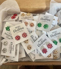 Christmas Bow Earrings - Wholesale