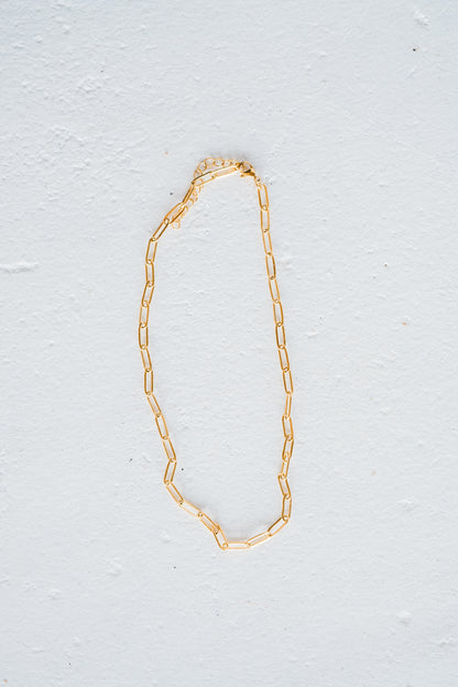Lily Paperclip Necklace