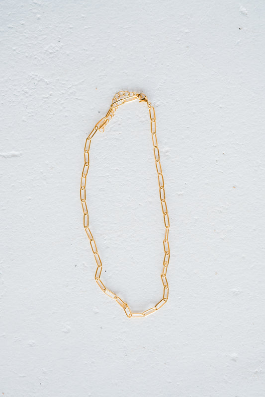 Lily Paperclip Necklace
