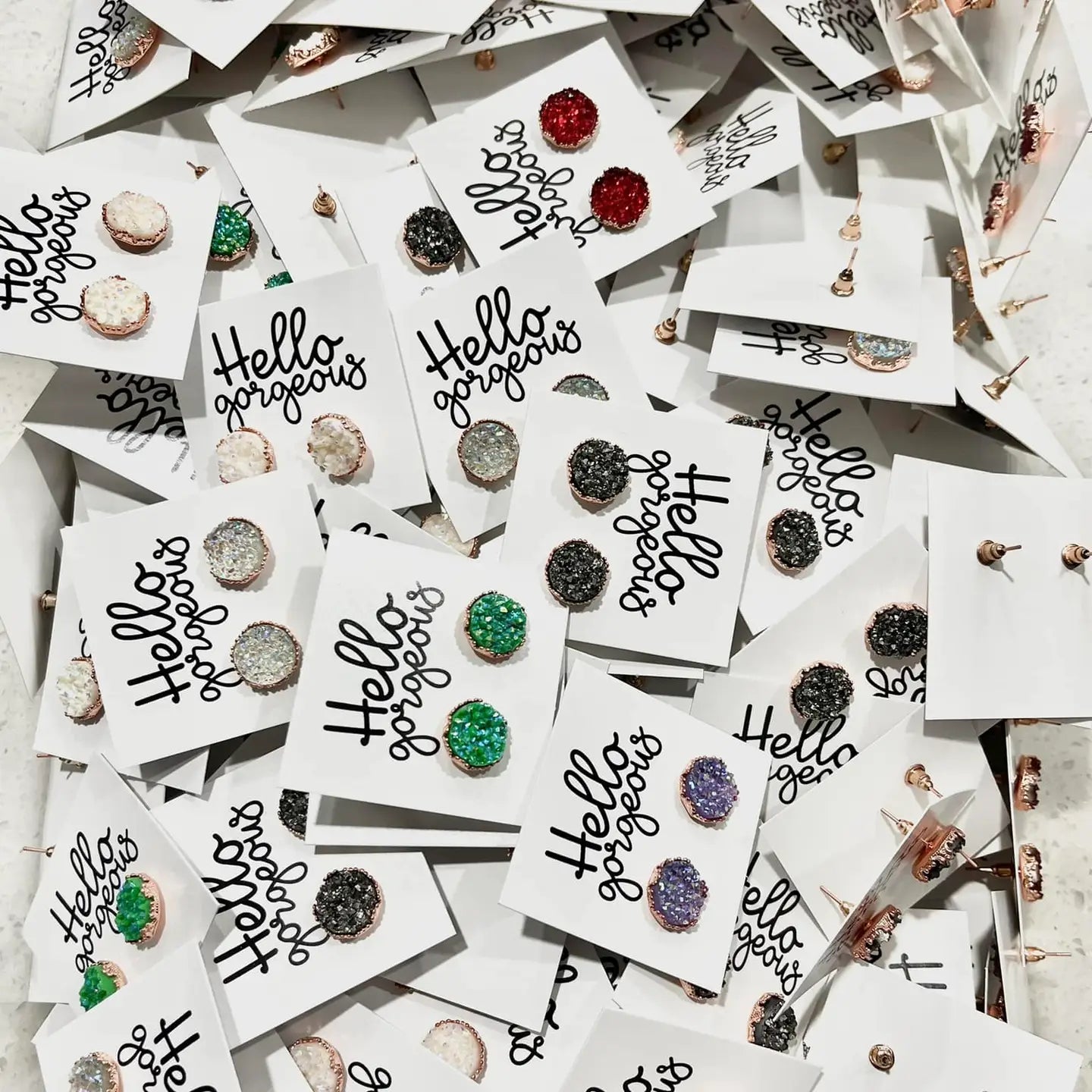 Hello Gorgeous Stud Earrings - Wholesale